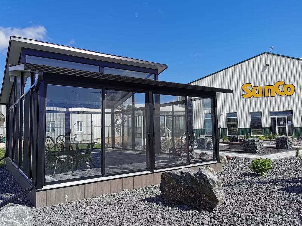 black sunroom sunco display headingley mb