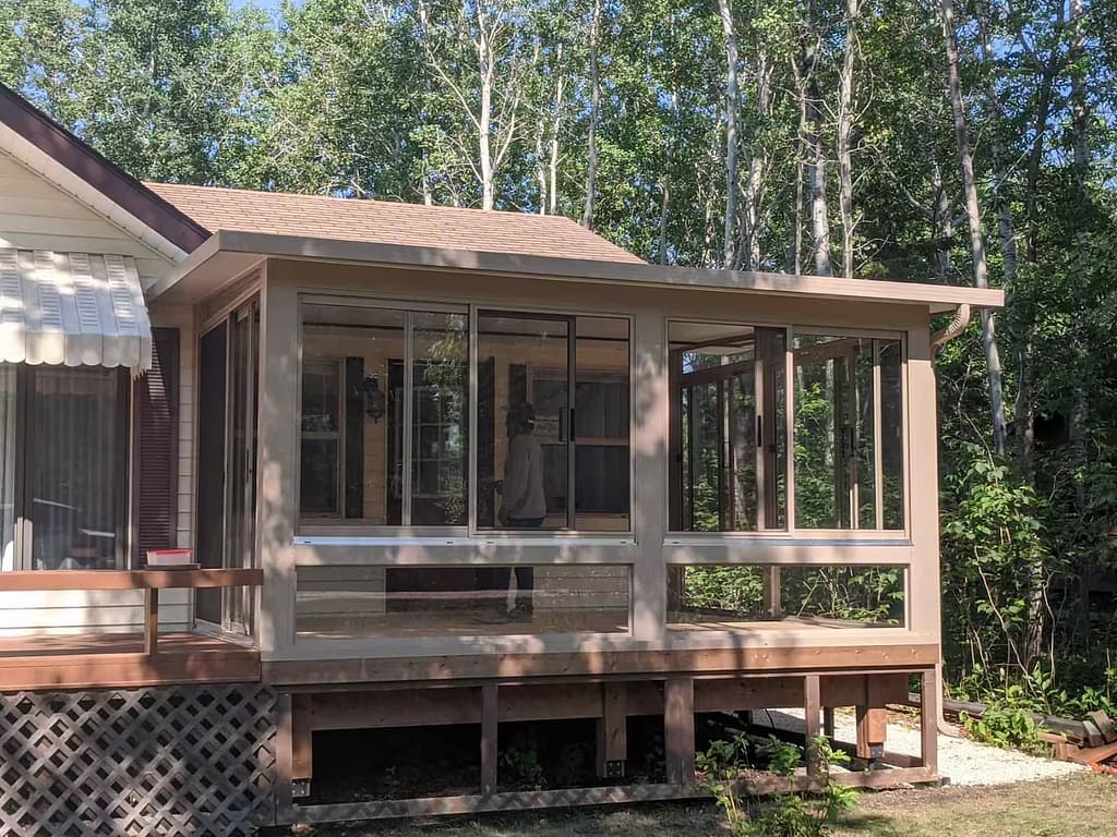 sandalwood studio sunroom by SunCo in Arnes, Manitoba