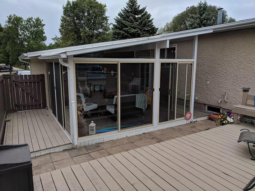studio sunroom rescue by sunco in waverley heights, winnipeg