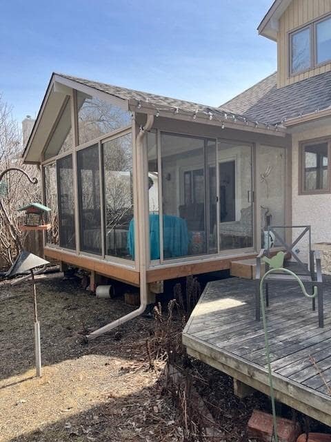 sandalwood gable sunroom by SunCo in Southdale, Winnipeg